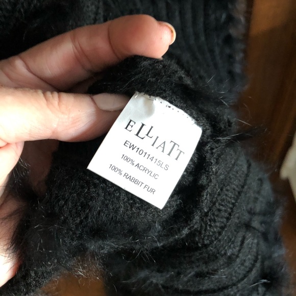 100% rabbit fur cardigan-Elliatt/Revolve exclusive - Picture 10 of 11